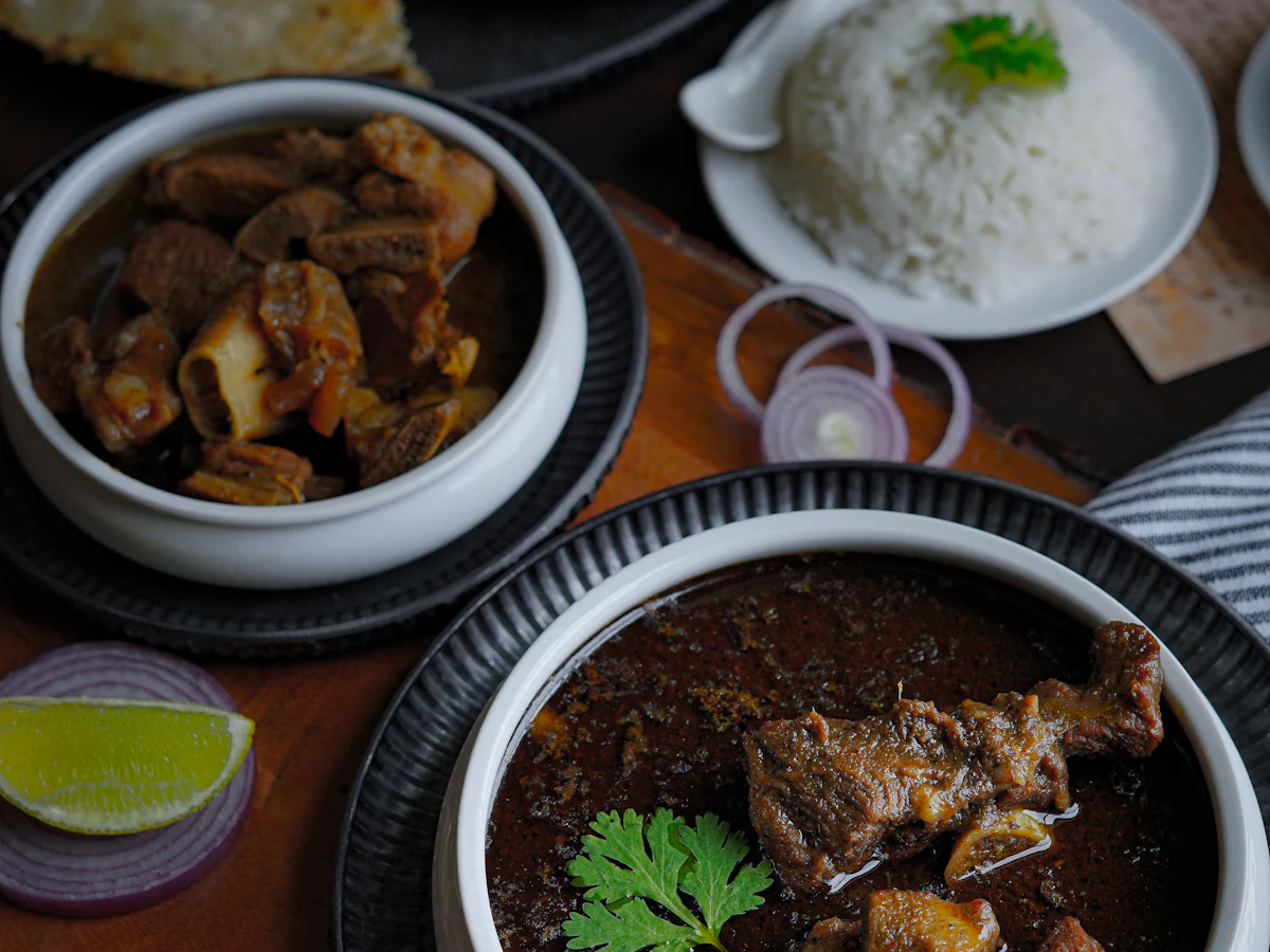 Indian curry demo photography